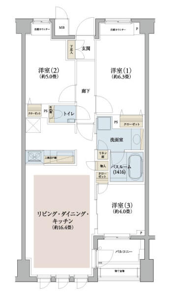 オープンレジデンシア目白台ヒルトップ間取り図