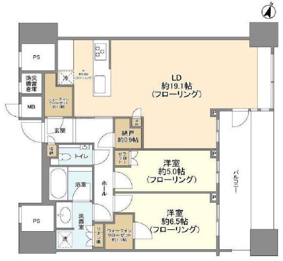 パークコート文京小石川　ザ　タワー間取り図