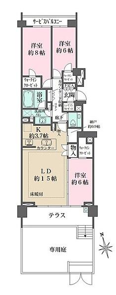 インペリアルガーデン間取り図