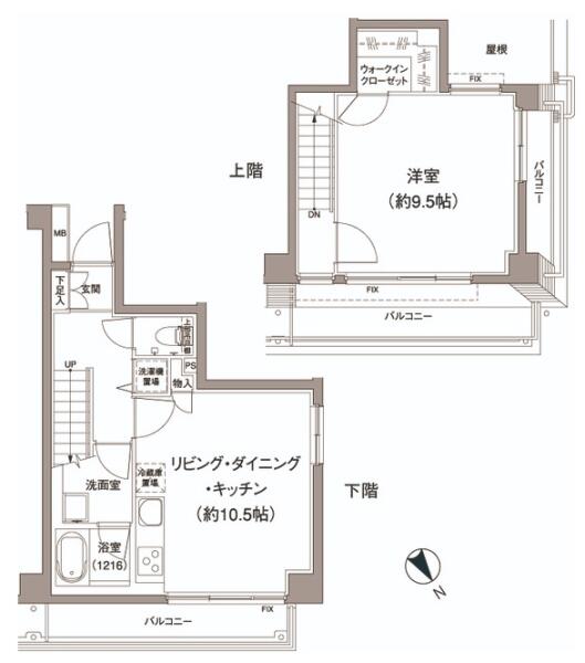 THE CUBE間取り図