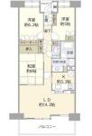 小石川後楽園パークハウス 間取り図