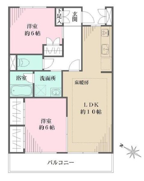 コートアヴェニュー文京本駒込間取り図