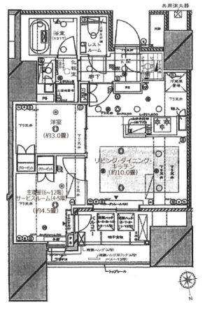 ディアナコート文京本郷台間取り図