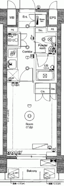 セジョリ御茶ノ水II間取り図