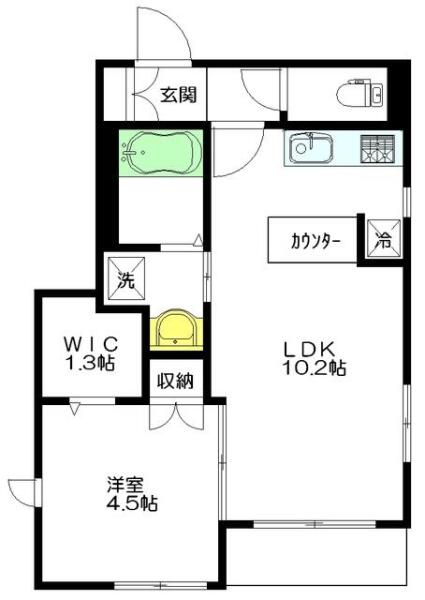 オルドヌング神楽坂間取り図