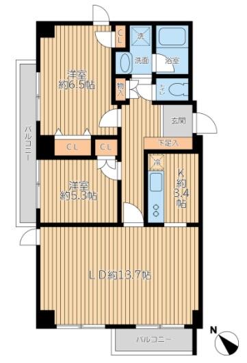 パークスクエア文京千石間取り図