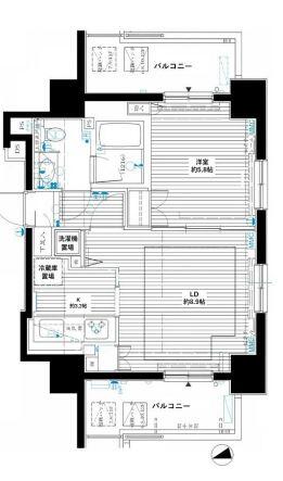 ファミール御茶ノ水アンシェール間取り図