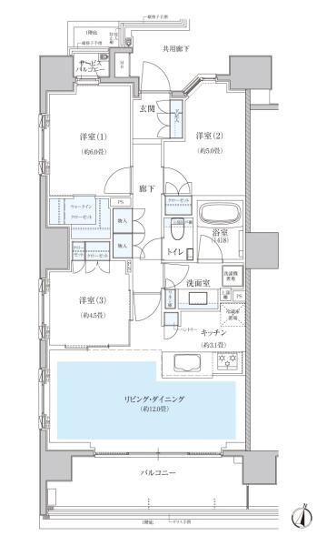 ルフォン文京本駒込間取り図