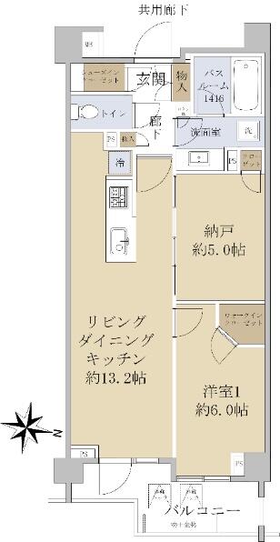 オープンレジデンシア千駄木ヒルズ間取り図