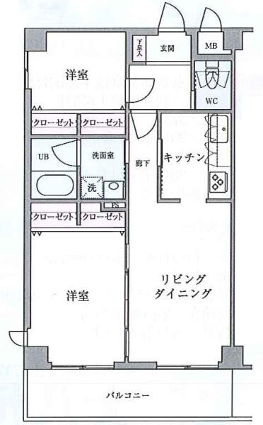 リエール本郷間取り図