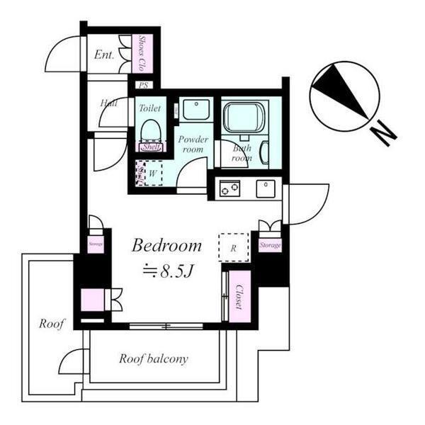 ティエドゥール茗荷谷間取り図