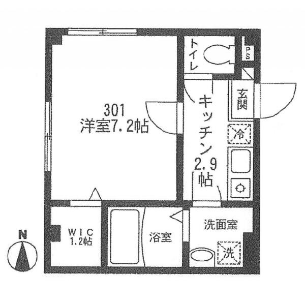 フェーヴ西片間取り図