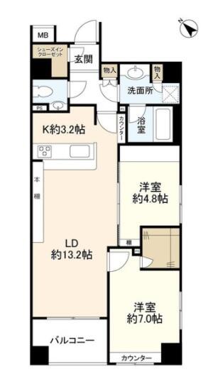 ジェイパーク文京白山間取り図