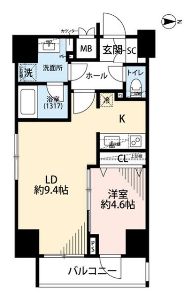 プレール・ドゥーク文京湯島間取り図