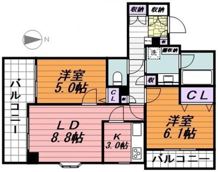 ネオマイム御茶の水間取り図