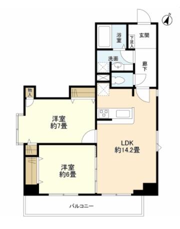 ベルパエーゼ小石川間取り図