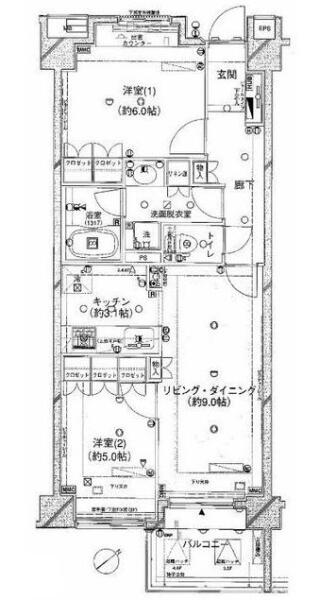 グランスイート文京小石川間取り図