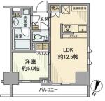 パークリュクス小石川 間取り図
