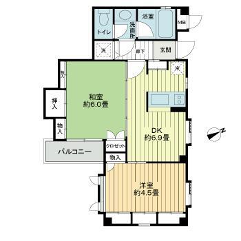 レジデンシア本駒込間取り図