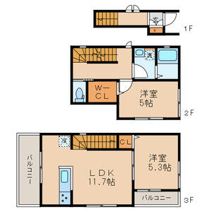 ラ　メゾン　ド　ボヌール間取り図