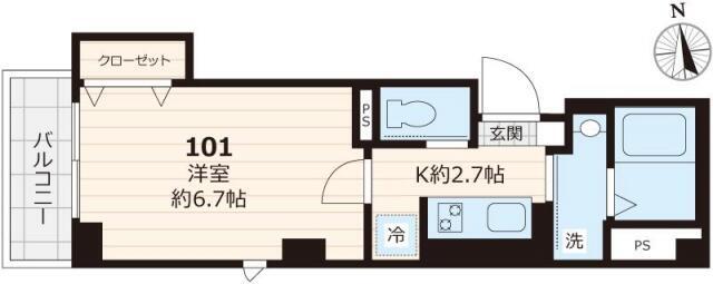 カサ・ベラルーチェ御茶ノ水間取り図