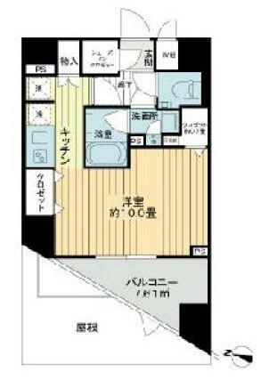 デュオヴェール飯田橋間取り図