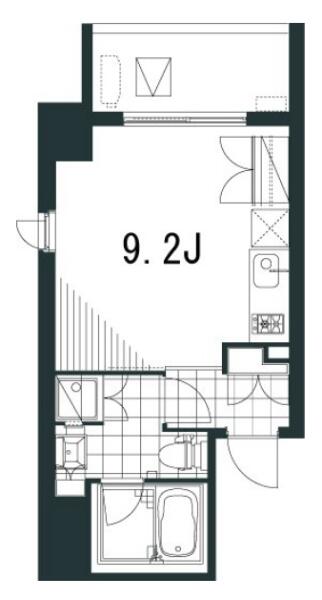 ラティエラ文京音羽 801号室 間取り図