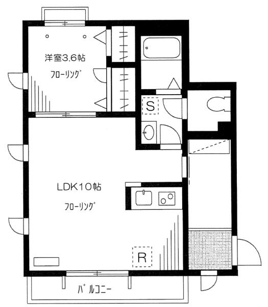 ショコラ白山間取り図