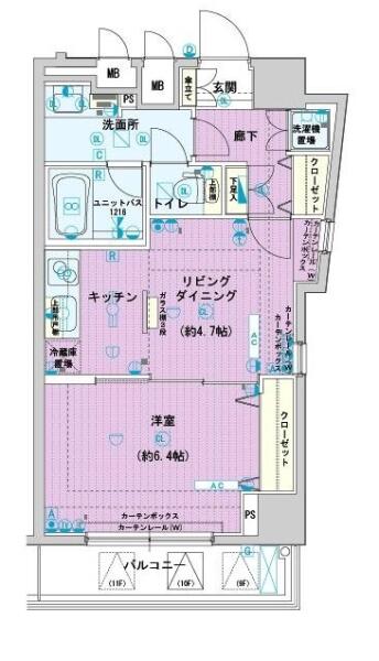 メインステージ文京春日間取り図