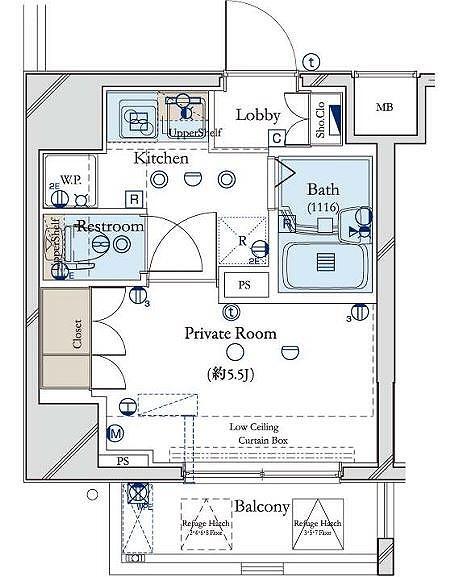 クオーレ茗荷谷間取り図