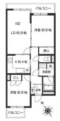 ニューハイツ白山間取り図