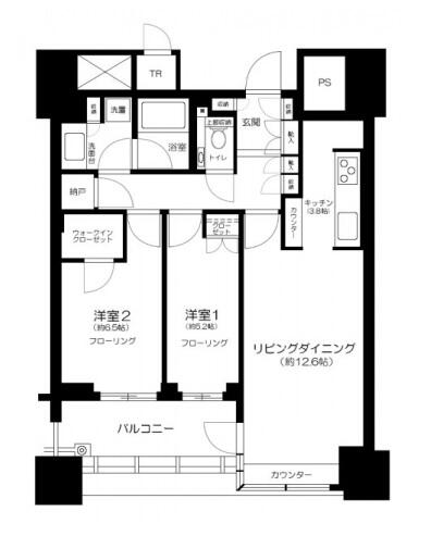 パークコート文京小石川　ザ　タワー間取り図