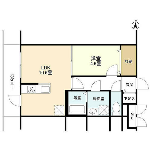 エルプレイス文京大塚間取り図