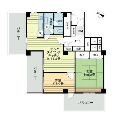 メゾン文京 802号室 間取り図