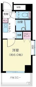 アクティブミレニアム江戸川橋間取り図