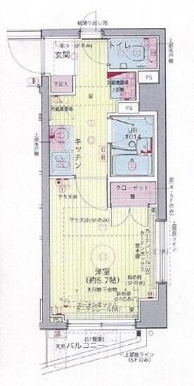 キャッスルステージ茗荷谷駅前間取り図