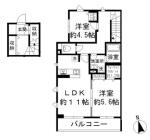 小日向テラスハウス 間取り図