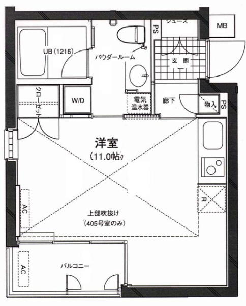 カーサ・デル・ソル小石川間取り図