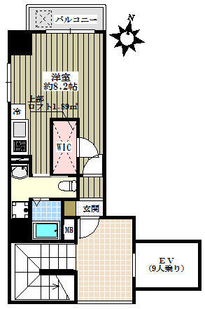 レジデンシャル本郷元町間取り図