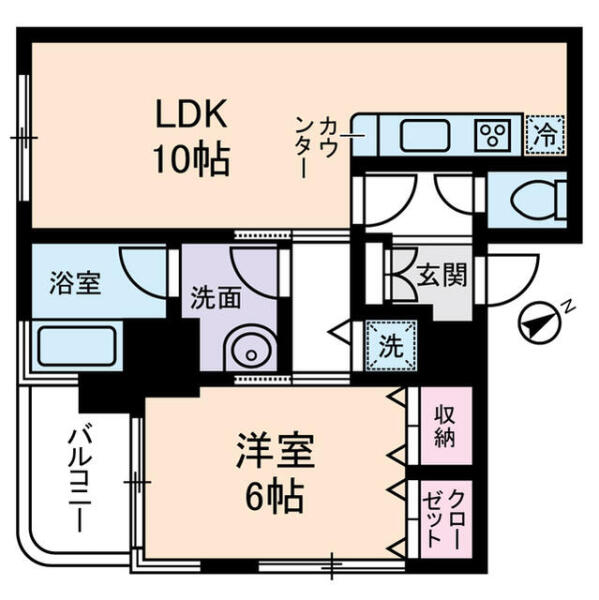 小石川Jフラッツ 301号室 間取り図