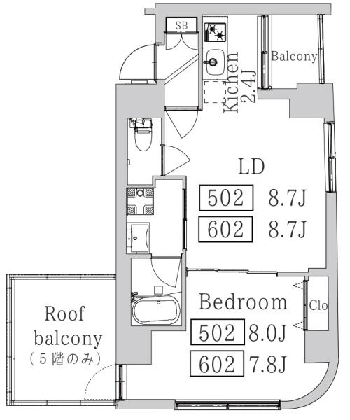 GranDuo小石川間取り図