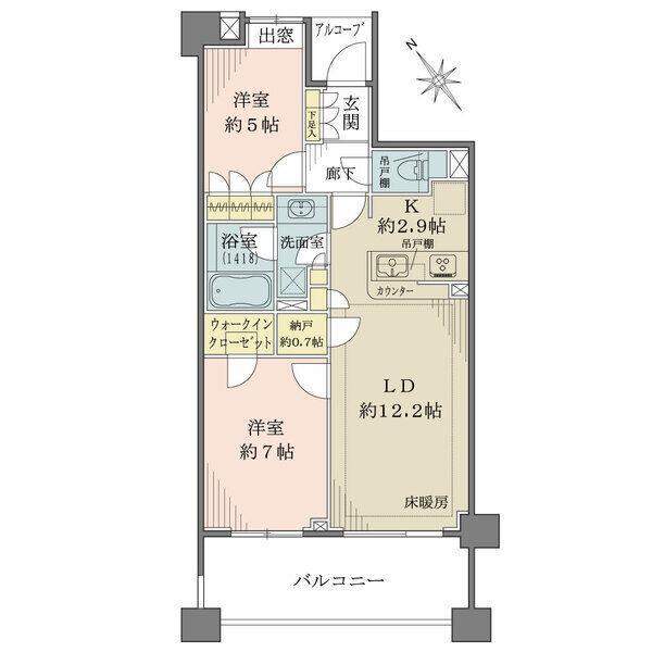 小石川ザ・レジデンス　イーストスクエア間取り図