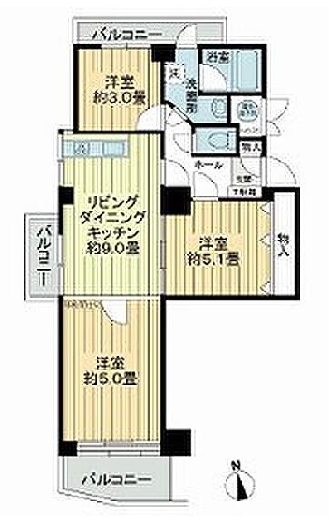 ライオンズマンション文京第2間取り図