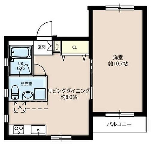 プロスパー小石川 501号室 間取り図