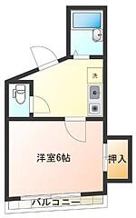 ハイツムサシII間取り図