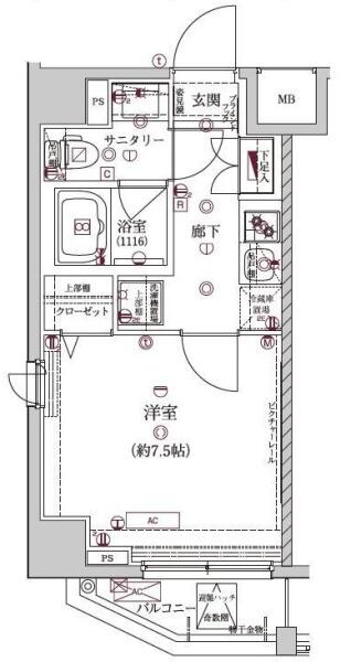 アルテシモ　モーレ間取り図