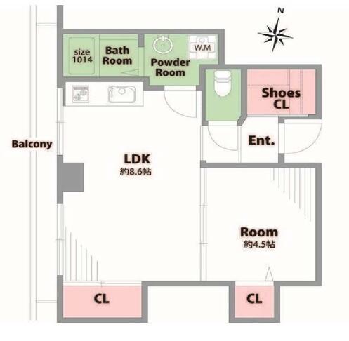 小石川マンション間取り図