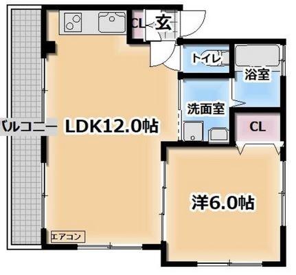 マンション西片間取り図