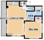 マンション西片 間取り図