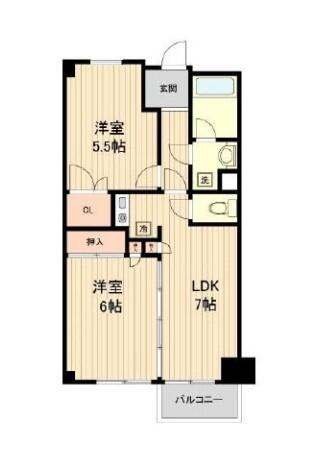 アーバンコートサカスIII間取り図